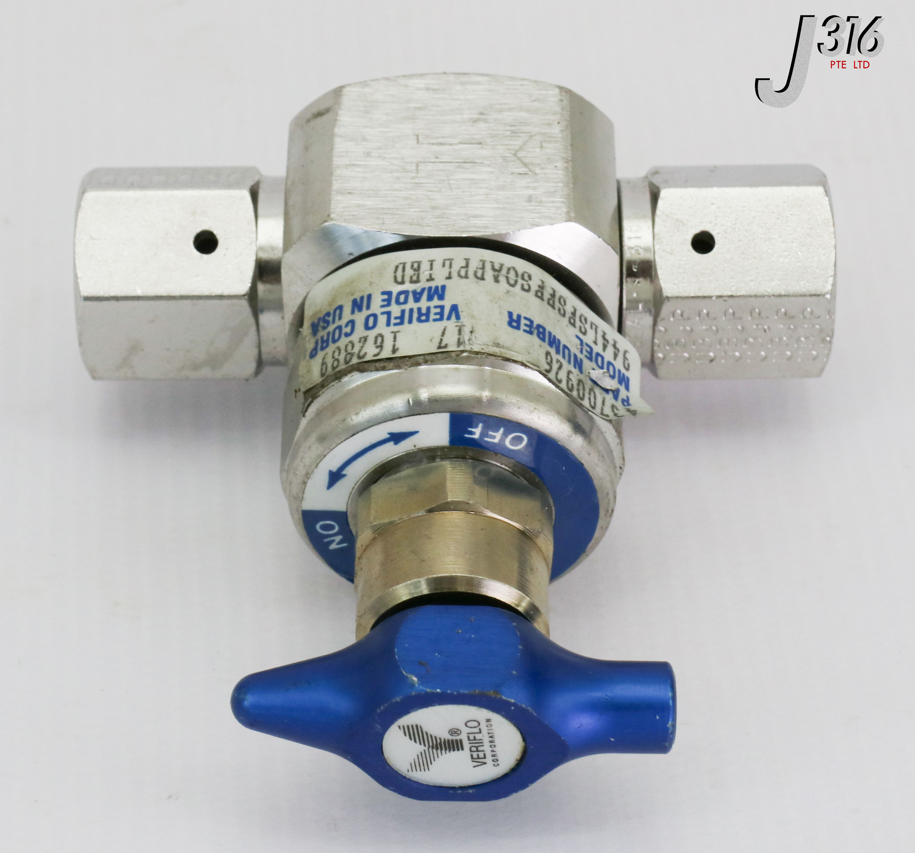 16528 VERIFLO MANUAL DIAPHRAGM VALVE, 43700926 944LSFSFFS0APPLIED